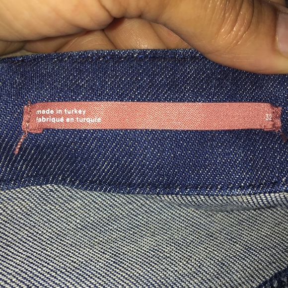 ANTHROPOLOGIE PILCRO HI WAIST SIDE BUCKLE STRAIGHT FLARE JEANS SIZE 32 EUC - Picture 9 of 11
